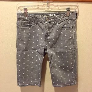 Bermuda Gray Polka Dot Shorts